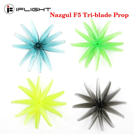 IFlight (4 CWx4 CCW) Nazgul F5 5.1x3.5x3 /F6 6x4x3 Tri-blade Propeller