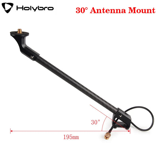 Holybro 30°-Antennenhalterung, Aluminium+Kohlefaserrohr