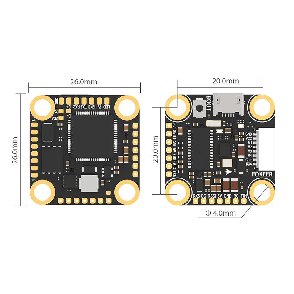 FOXEER F722 Mini V4 Flight Controller